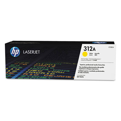 Genuine HP 312A Yellow Toner Cartridge (2,700 pages)